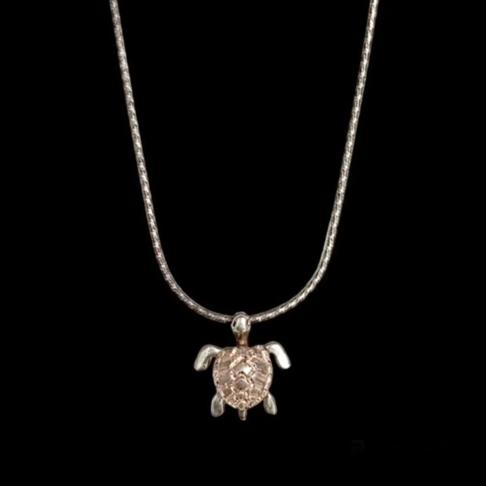 925 Sterling Silver Necklace Turtle